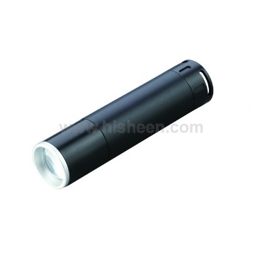 Promotion aluminum Zoom torch flashlight worklight