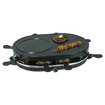 Raclette Electric Grill for 6-8 Persons - Chinafactory.com