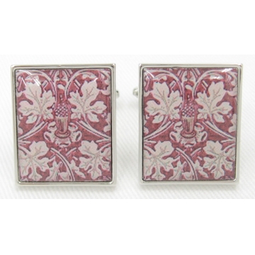 Red Flower Cufflinks - Manufacturer Chinafactory.com