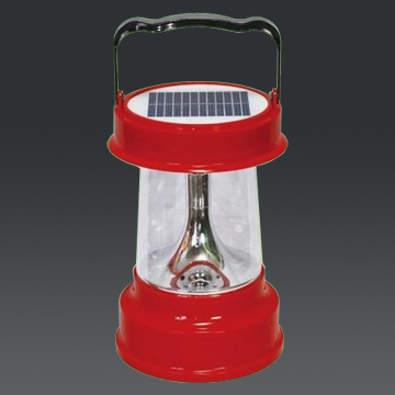 Red Long Service Time LED Solar Flashlight - Chinafactory.com