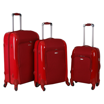 Red PC with 900D Fabric Luggage Set - Chinafactory.com