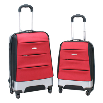Red and Back ABS EVA Trolley Case - Chinafactory.com
