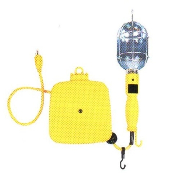 Retractable Extension Cord Reel with Hand Lamp-Chinafactory.com