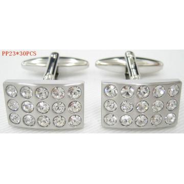 Rhinestone Cuff Links - Manufacturer Chinafactory.com
