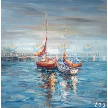 Sea & Boat Oil Painting - Supplier Chinafactory.com