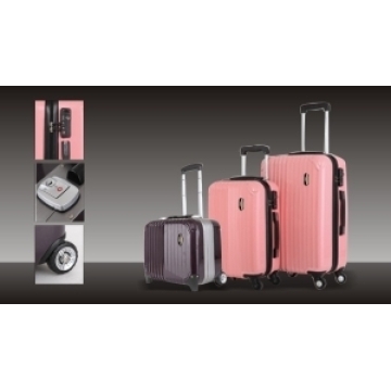 Set of 3 Super Lightweight Trolley Suitcases - Chinafactory.com