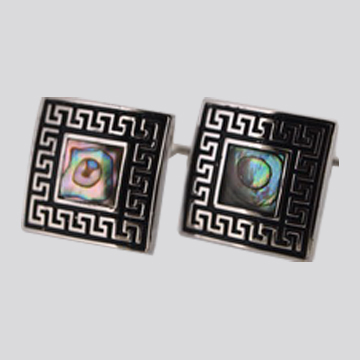 Shell with Enamel Cufflinks - Manufacturer Chinafactory.com