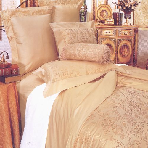 Silk Cotton Jacquard Bedding Set - Chinafactory.com