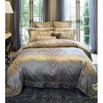 Silk Jacquard Bedding Set - Manufacturer Chinafactory.com