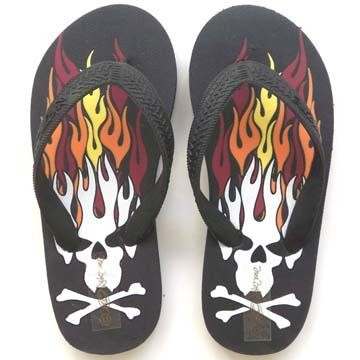 Slippers - Rubber+Screen Printing - Chinafactory.com