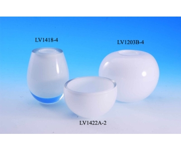 Small round vase in white - Manufacturer Chinafactory.com
