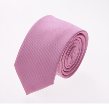 Solid Colour Pink Necktie - Manufacturer Chinafactory.com