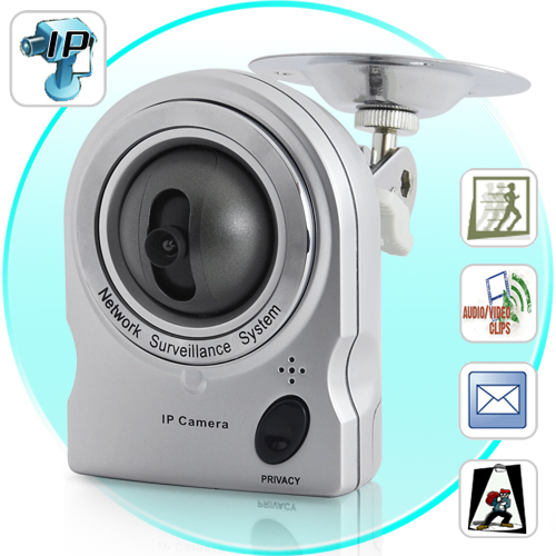 Spy IP Camera (PTZ + Motion Detect + Audio)