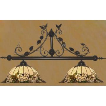 Stained Glass Shade, Metal Base Pendant Lamp - Chinafactory.com