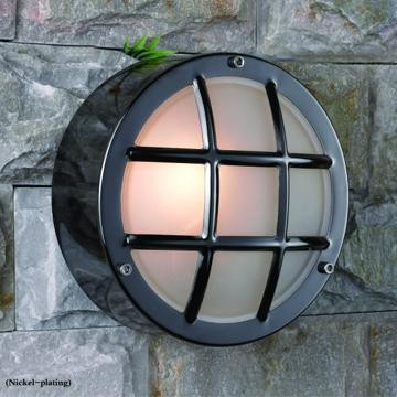 Stainless Steel in Nickle Painted Outdoor Wall Lamp-Chinafactory
