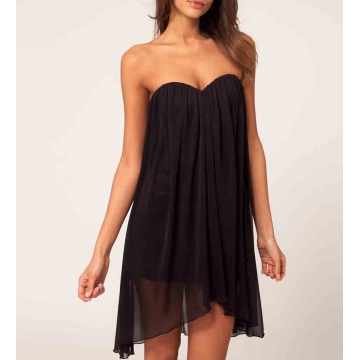 Strapless Dress In Mesh Party Dress - Chinafactory.com Strapless Dress In Mesh Party Dress - Chinafactory.com