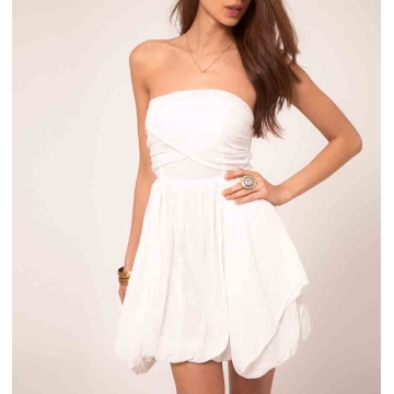 Summer Dress With Bubble Hem - Chinafactory.com