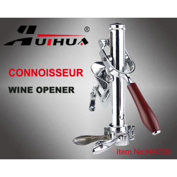 Table Mounted Corkscrew with Wooden Handle - Chinafactory.com