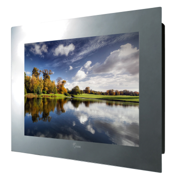Tempered Glass Mirror Frame Bathroom TV - Chinafactory.com