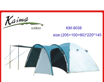 Three man double layers camping tent - Chinafactory.com
