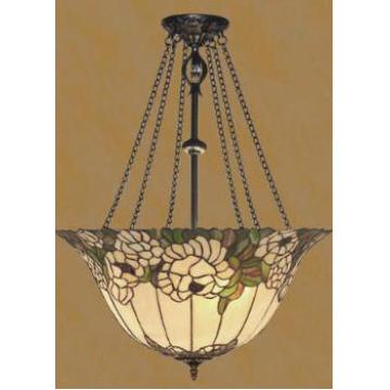 Tiffany Pendant Lamp with Lotus Design - Chinafactory.com