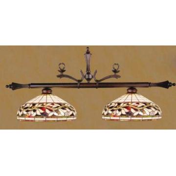 Tiffany Pendant Lamp with Double Lamp Design - Chinafactory.com