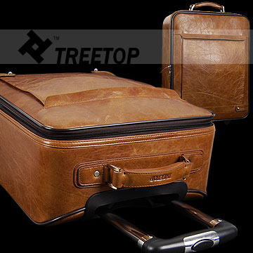 Top Layer Genuine Leather Trolley Case - Chinafactory.com Top Layer Genuine Leather Trolley Case - Chinafactory.com