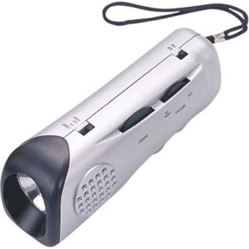 Torch with AM/FM Radio Powered with Battery - Chinafactory.com