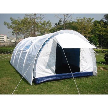 Tunnel Refugee Tent with PU Water Proof Coated- Chinafactory.com