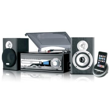 Turntable CD/MP3 Cassette & iPod Dock - Chinafactory.com