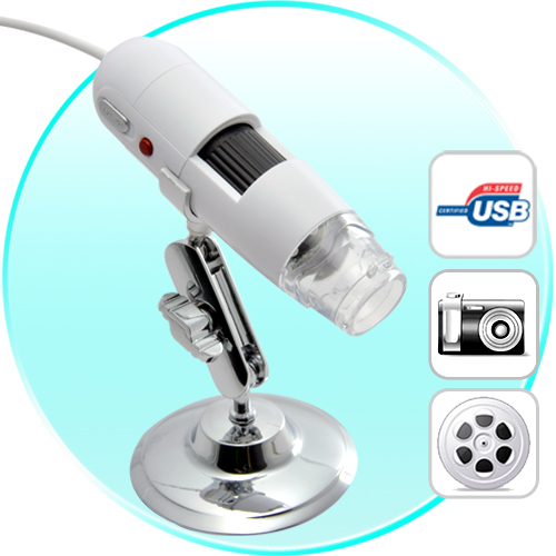 USB Digital Microscope (1.3MP, 200x Magnification)