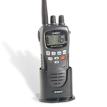 VHF Marine Radio with Backlit LCD Display