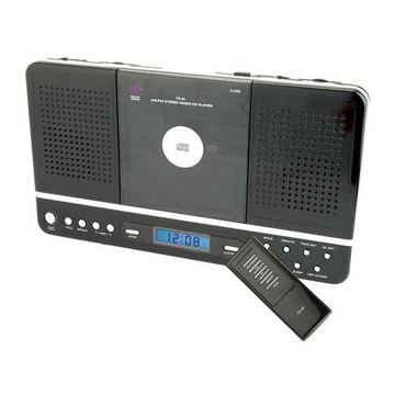 Vertical CD Player with Alarm Clock Radio - Chinafactory.com