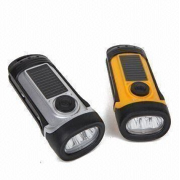 Waterproof Solar/Dynamo LED Flashlight - Chinafactory.com