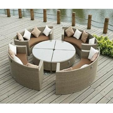 Well Quality Round Wicker Sofa Set - Chinafactory.com