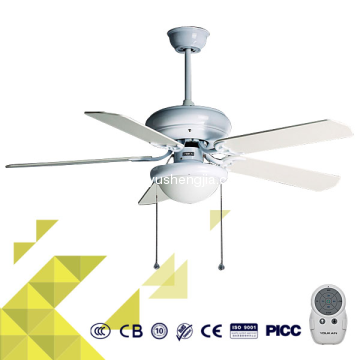 White Ac ceiling fan