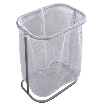 White Mesh Clothing Laundry Basket - Chinafactory.com