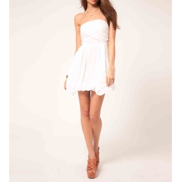 White Short Body Party Dress - Manufacturer Chinafactory.com