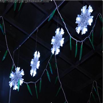 White Snowflake Lights LED Curtain Lights - Chinafactory.com