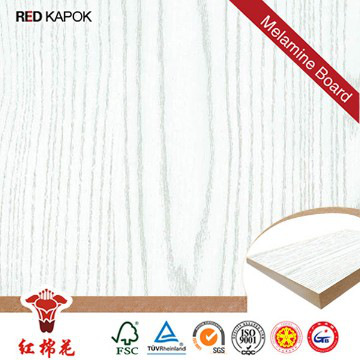 White oak melamine mdf board