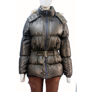 Women Down Jacket With Fur Hood - Chinafactory.com