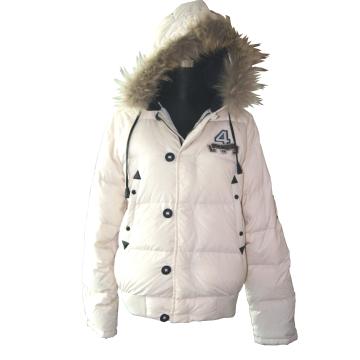 Women Fashion Jacket with Fur Hood - Chinafactory.com