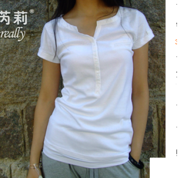 Women's 100% Cotton Pique Fabric Polo Shirts