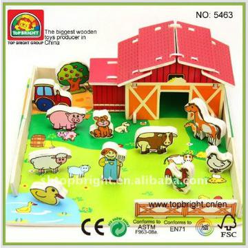 Wooden Educational Toys conform to EN71 ASTM