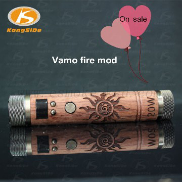Wooden vaporizer variable wattage vamo fire vapor e-cig wooden m