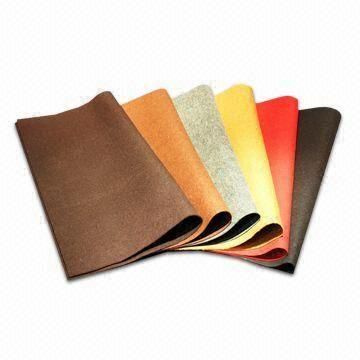 Wool/Synthetic Fiber Felt Fabric with 0.5 to 100mm Thickness