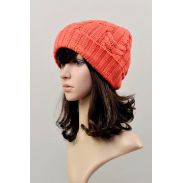 Wool and Cotton Blended Soft Knitted Hat