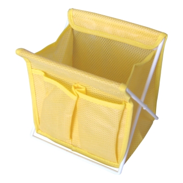 Yellow Mesh Storage Laundry Basket - Chinafactory.com