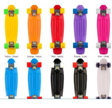 22 inch Colorful Plastic Skate Board - Chinafactory.com