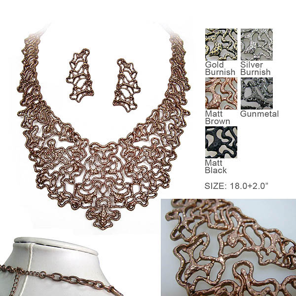 Zinc Alloy Necklace Set - Manufacturer Chinafactory.com